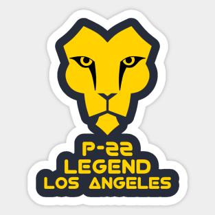 P-22 The Legends of Los Angeles Sticker